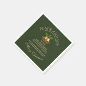 Mistletoe Bells Kerstmis Servet (Hoek)