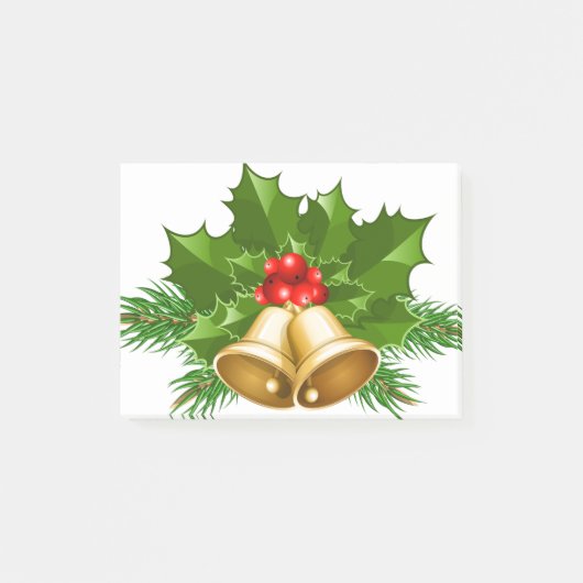 Mistletoe Bells Post-it® Notes (Voorkant)
