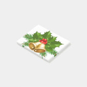 Mistletoe Bells Post-it® Notes (Schuin)