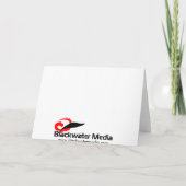 Mistletoe Birdies Christmas Kaart (Achterkant)