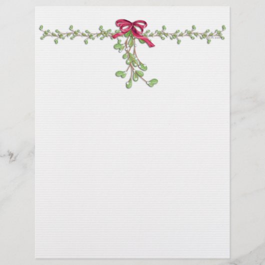 Mistletoe Border Letterhead (Voorkant)