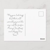 Mistletoe Briefkaart (Achterkant)