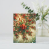 Mistletoe Briefkaart (Staand voorkant)