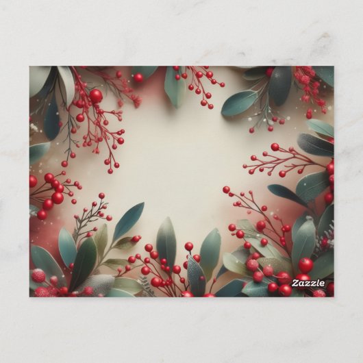 Mistletoe Briefkaart (Achterkant)