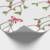 Mistletoe Cadeaupapier (Hoek)
