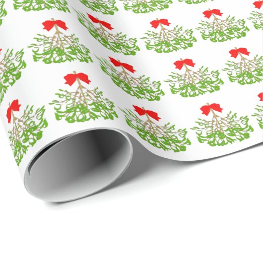 Mistletoe Cadeaupapier (Rol Hoek)