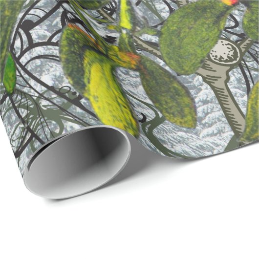 Mistletoe Cadeaupapier (Rol Hoek)