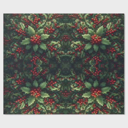 Mistletoe Cadeaupapier (Vlak)