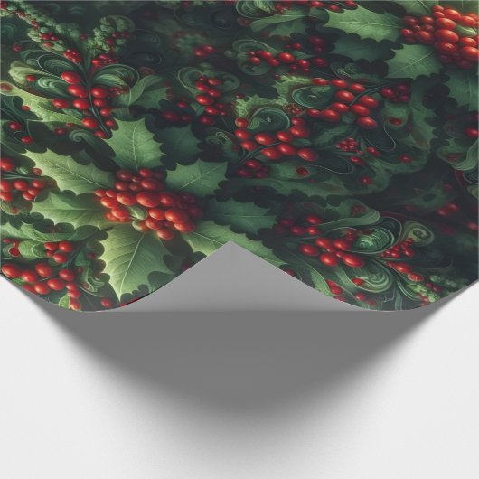 Mistletoe Cadeaupapier (Hoek)