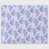 mistletoe cadeaupapier (Vlak)