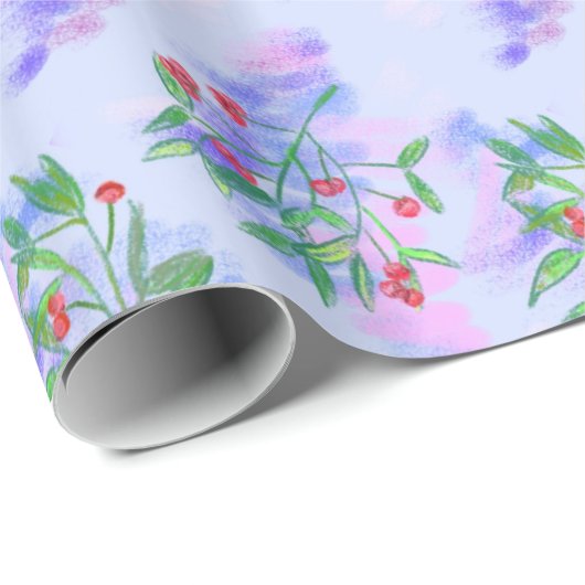 mistletoe cadeaupapier (Rol Hoek)