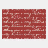 Mistletoe, Christmas cookies  Inpakpapier Vel (Voorkant 3)