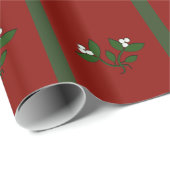 Mistletoe Christmas Design Cadeaupapier (Rol Hoek)