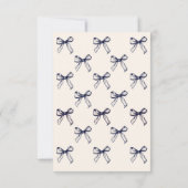 Mistletoe Christmas Holiday Party Social Club Kaart (Achterkant)