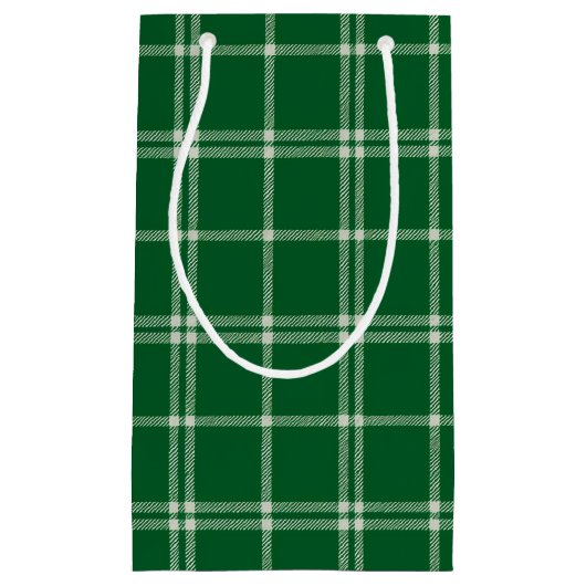 Mistletoe Christmas Plaid Klein Cadeauzakje (Voorkant)