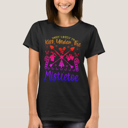 Mistletoe Christmas t-shirt ontwerp (Voorkant)