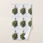 ** MISTLETOE** CHRISTMAS TOWEL SET BAD HANDDOEK (Handdoek)