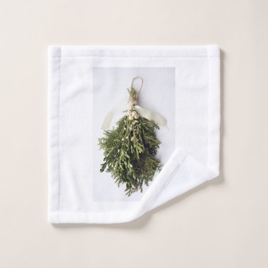 ** MISTLETOE** CHRISTMAS TOWEL SET BAD HANDDOEK (Wasdoekje)