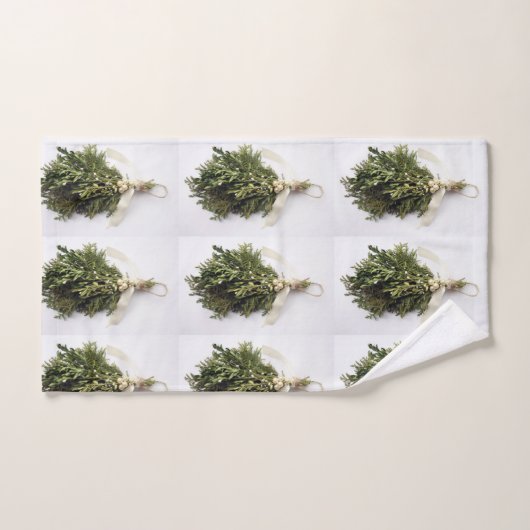 ** MISTLETOE** CHRISTMAS TOWEL SET BAD HANDDOEK (Handdoek)