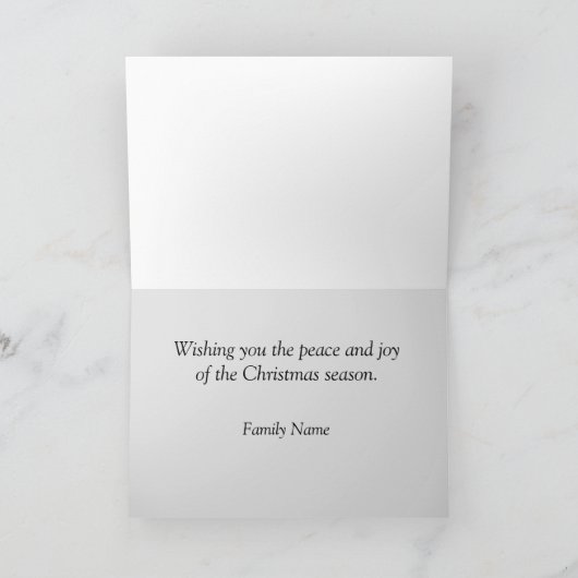 Mistletoe Crow Feestdagen Kaart (Binnen)