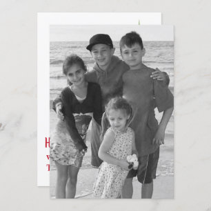 Mistletoe dubbelzijdige fotokaart kaart