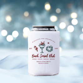 Mistletoe en Margaritas | Kerst Bachelorette Blikjeskoeler