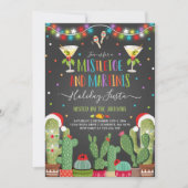 Mistletoe en Martinis Holiday Party Uitnodiging (Voorkant)