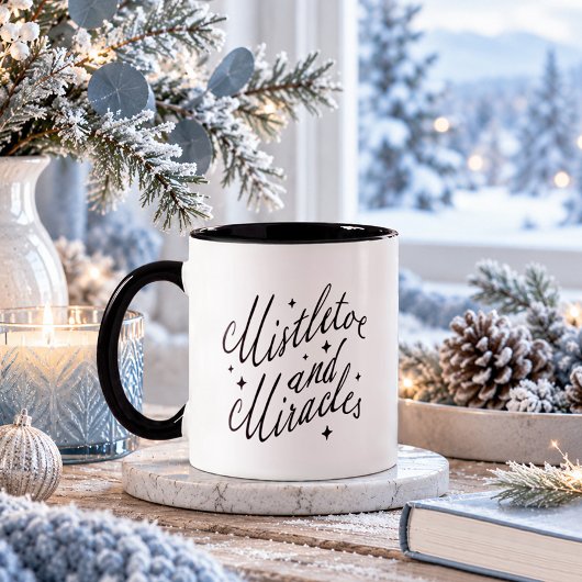 Mistletoe en Mirakels Kerstmis Mok