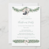 Mistletoe en Silver Bells Kerstmis Kaart (Voorkant)