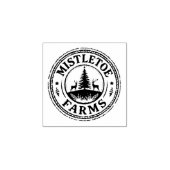 Mistletoe Farms – Rustiek Rubberstempel (Afrduk)