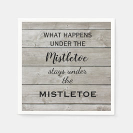Mistletoe Feestdag Servet