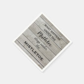 Mistletoe Feestdag Servet (Hoek)