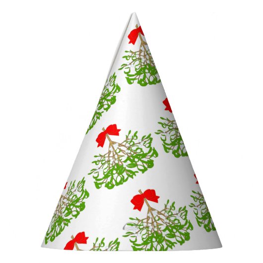 Mistletoe Feesthoedjes (Links)