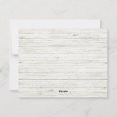 Mistletoe Flat Kerstkaart (Achterkant)