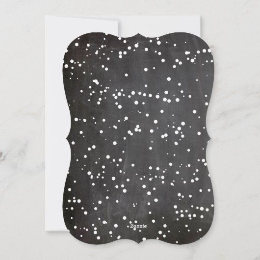 Mistletoe foto Alles script plakbord Feestdagenkaart (Achterkant)