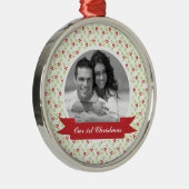 Mistletoe-fotoversieringen Metalen Ornament (Rechts)