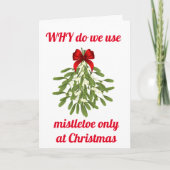 MISTLETOE GEBRUIKEN VOOR "ONS JUBILEUM" KAART (Voorkant)