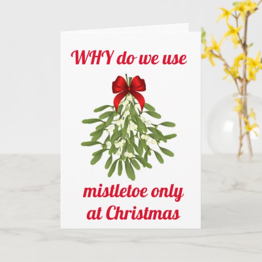 MISTLETOE GEBRUIKEN VOOR "ONS JUBILEUM" KAART (Gele Bloem)