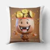 Mistletoe & geldspaarders kussen (Achterkant)