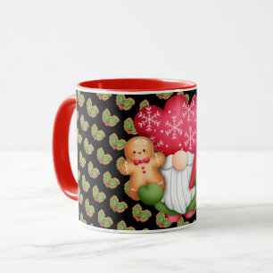 Mistletoe Gnome past Kleur aan Mok