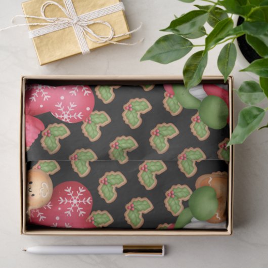 Mistletoe Gnome past Kleur aan Tissuepapier (Geschenk)