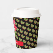 Mistletoe Gnome past Kleur en Tekst aan Papieren Bekers (Links)