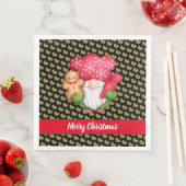 Mistletoe Gnome past Kleur en Tekst aan Servet (Insitu)