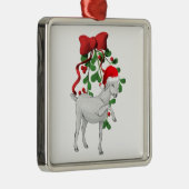 Mistletoe Goat Ornament (Rechts)