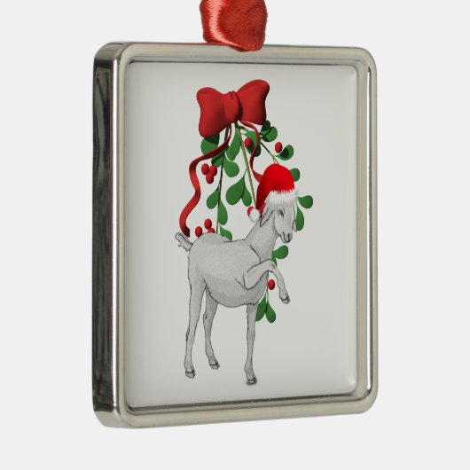 Mistletoe Goat Ornament (Rechts)