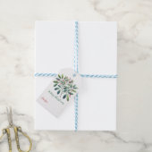 Mistletoe Greenery Eenvoudig Decor Cadeaulabel (Met Touw)