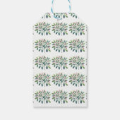 Mistletoe Greenery Eenvoudig Decor Cadeaulabel (Achterkant)