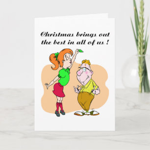 Mistletoe Groeten Kaart