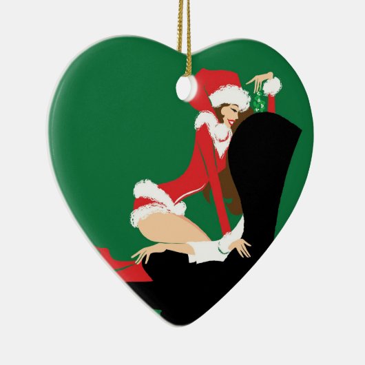 Mistletoe Heart Ornament (Rechts)