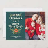 Mistletoe Herinneringen: Vrolijke Kerstmis Nieuwja Feestdagenkaart (Voorkant)